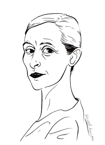 Anne Teresa de Keersmaeker, chorégraphie, choreographer, chorégraphe, illustration, portrait, contemporary dance, danse